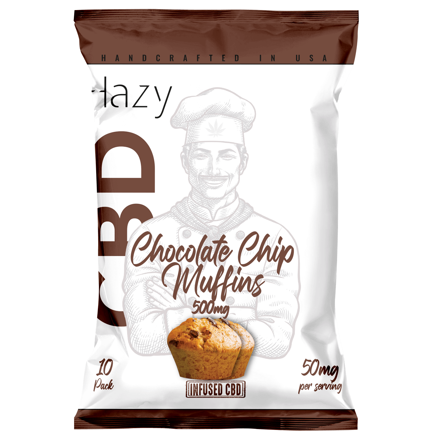 Chocolate Chip Muffins Hazy cbd