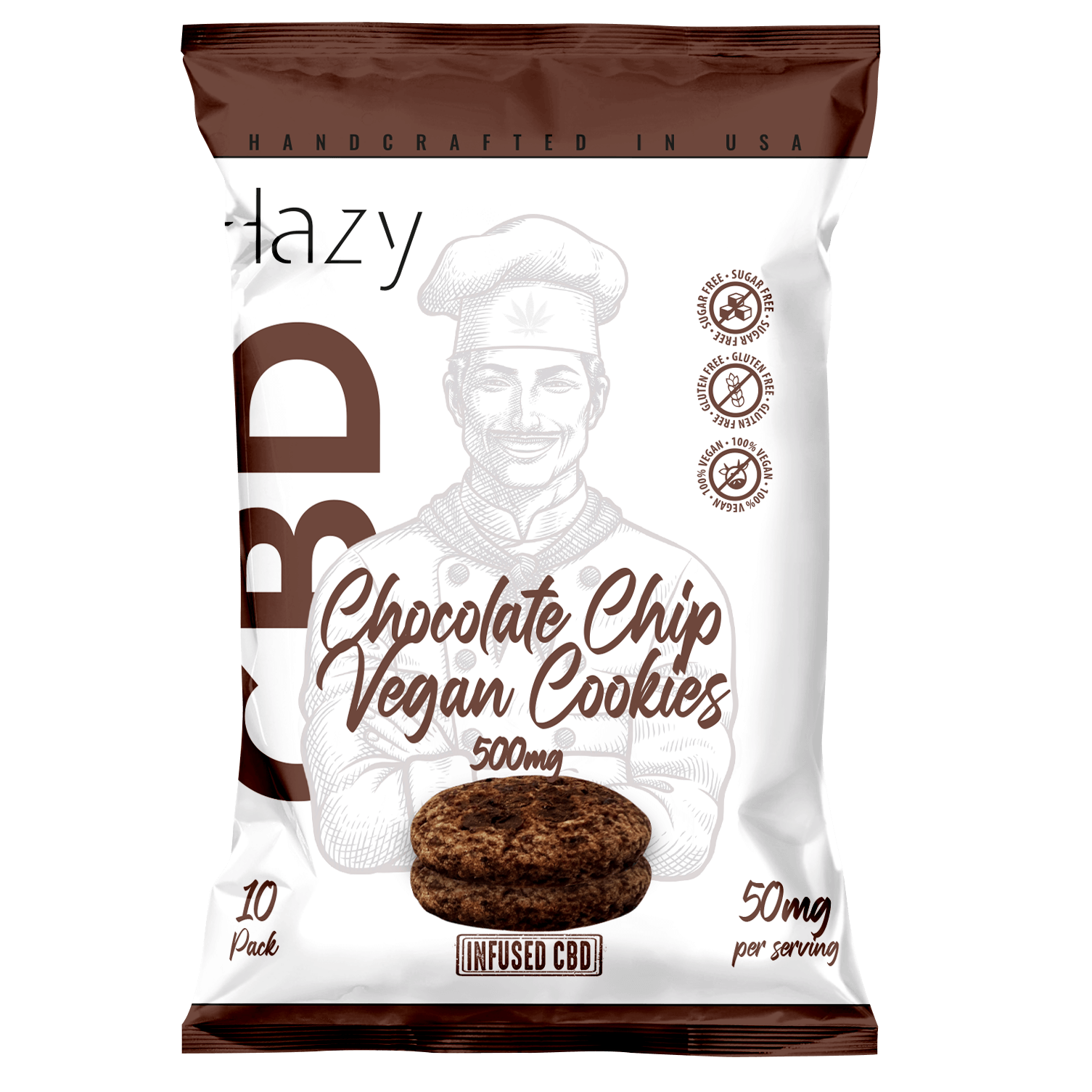 Chocolate Chip Vegan Cookies Hazy cbd